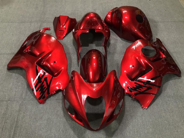 1997-2007 Fire Red Gloss GSXR 1300 Hayabusa Motorcycle Fairings