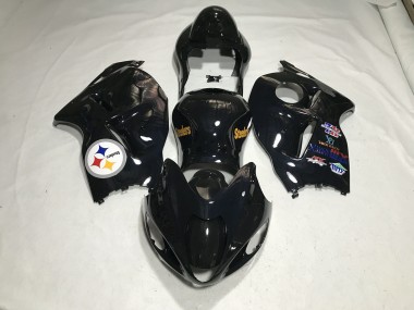 1997-2007 Gloss Black Team Logo GSXR 1300 Hayabusa Motorcycle Fairings