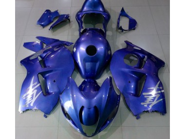 1997-2007 Gloss Blue & Silver Logo GSXR 1300 Hayabusa Motorcycle Fairings