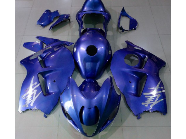 1997-2007 Gloss Blue & Silver Logo GSXR 1300 Hayabusa Motorcycle Fairings