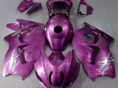 1997-2007 Gloss Pink & Silver Logo GSXR 1300 Hayabusa Motorcycle Fairings