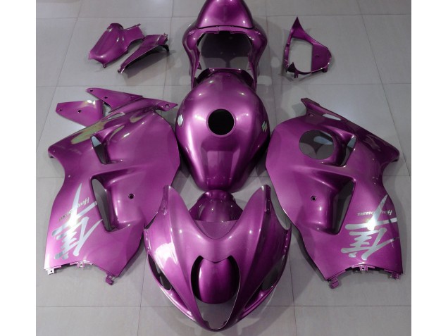 1997-2007 Gloss Pink & Silver Logo GSXR 1300 Hayabusa Motorcycle Fairings