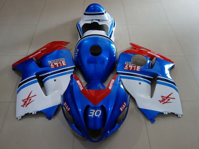 1997-2007 Ocean Blue & Logos GSXR 1300 Hayabusa Motorcycle Fairings