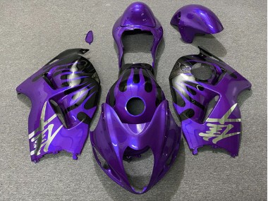 1997-2007 Purple and Black GSXR 1300 Hayabusa Motorcycle Fairings