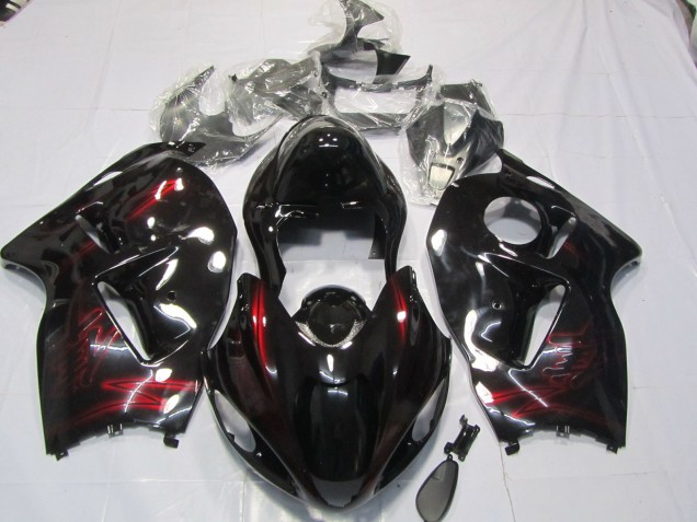 1997-2007 Red Deep Gloss GSXR 1300 Hayabusa Motorcycle Fairings