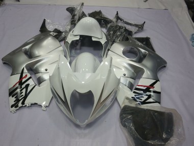 1997-2007 Silver White GSXR 1300 Hayabusa Motorcycle Fairings