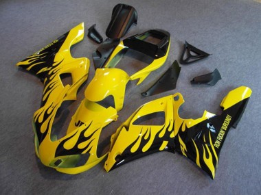 1998-1999 Yellow Flame R1 Motorcycle Fairings