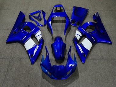 1998-2002 Blue White Design R6 Motorcycle Fairings
