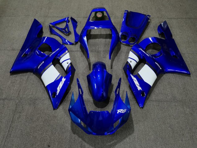1998-2002 Blue White Design R6 Motorcycle Fairings