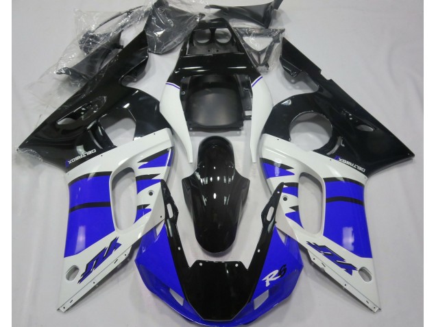 1998-2002 Gloss Blue and Black R6 Motorcycle Fairings