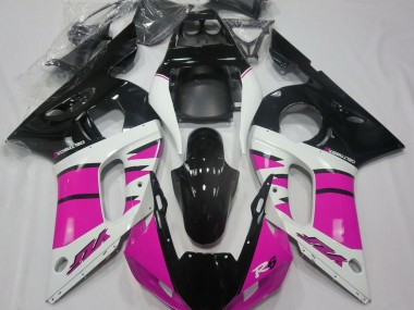1998-2002 Gloss Pink and Black R6 Motorcycle Fairings