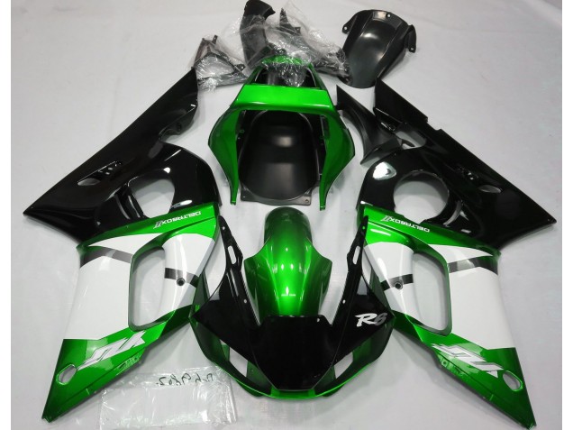 1998-2002 Metallic Green R6 Motorcycle Fairings
