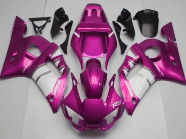 1998-2002 Pink & White R6 Motorcycle Fairings