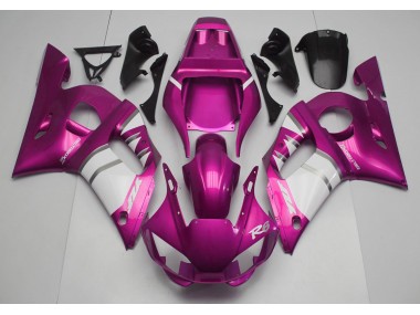 1998-2002 Pink & White R6 Motorcycle Fairings