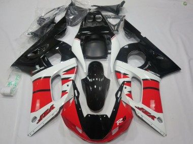 1998-2002 Red White Design R6 Motorcycle Fairings