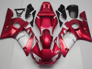 1998-2002 Red & White R6 Motorcycle Fairings