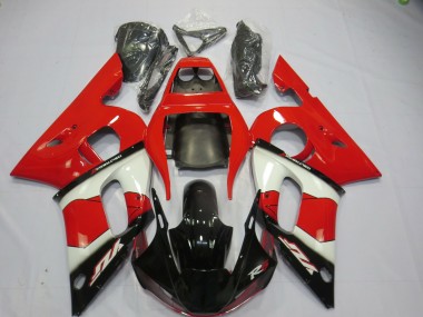 1998-2002 Red White and Black R6 Motorcycle Fairings