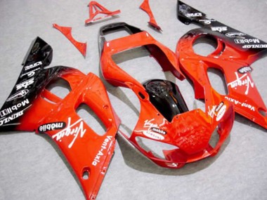 1998-2002 Virgin Red R6 Motorcycle Fairings
