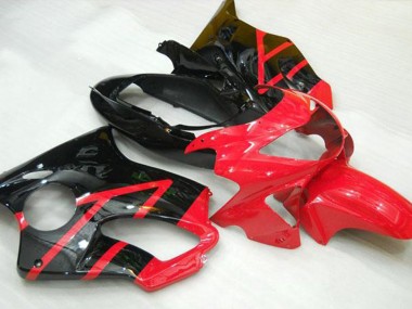1999-2000 Black Red CBR600 F4 Motorcycle Fairings