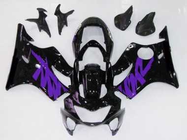 1999-2000 Gloss Black & Purple CBR600 F4 Motorcycle Fairings