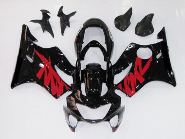 1999-2000 Gloss Black Red Decal CBR600 F4 Motorcycle Fairings