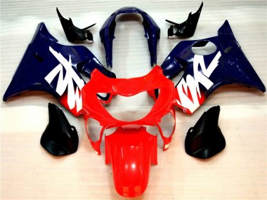 1999-2000 Gloss Red and Blue CBR600 F4 Motorcycle Fairings