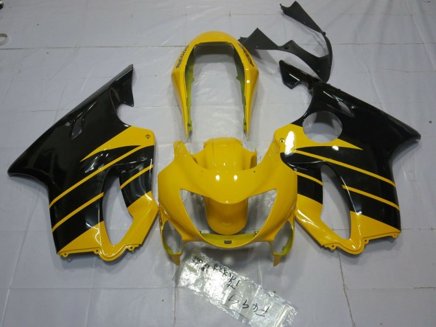 1999-2000 Gloss Yellow and Black CBR600 F4 Motorcycle Fairings