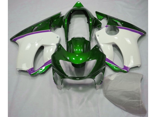 1999-2000 Lizard Green and Purple CBR600 F4 Motorcycle Fairings