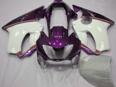1999-2000 Mood Purple and Grapefruit CBR600 F4 Motorcycle Fairings