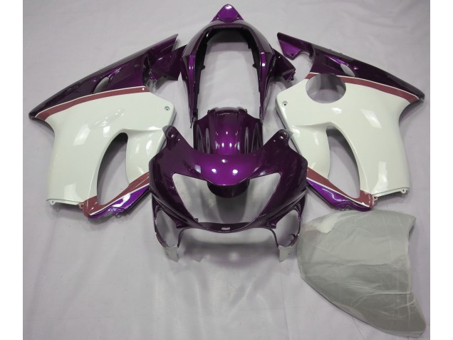 1999-2000 Mood Purple and Grapefruit CBR600 F4 Motorcycle Fairings