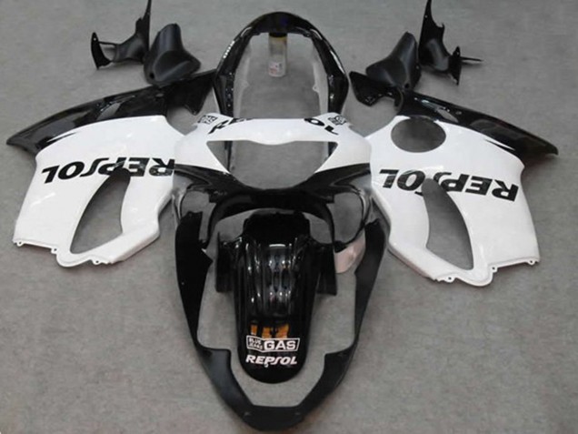 1999-2000 White Repsol CBR600 F4 Motorcycle Fairings
