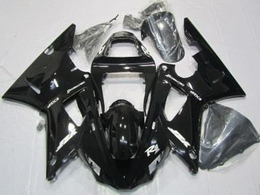 2000-2001 Gloss Black R1 Motorcycle Fairings