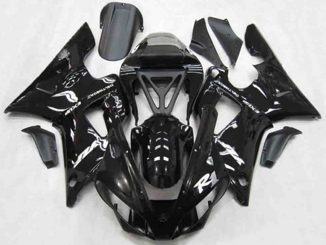 2000-2001 Gloss Black Style R1 Motorcycle Fairings