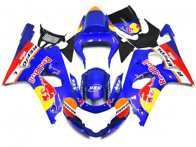 2000-2002 Custom Red Bull Style OEM style Kit GSXR 1000 Motorcycle Fairings
