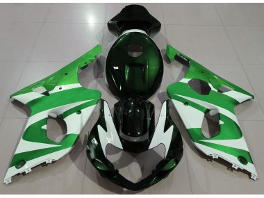 2000-2002 Deep Green GSXR 1000 Motorcycle Fairings