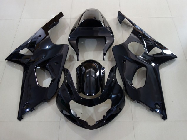 2000-2002 Gloss Black GSXR 1000 Motorcycle Fairings