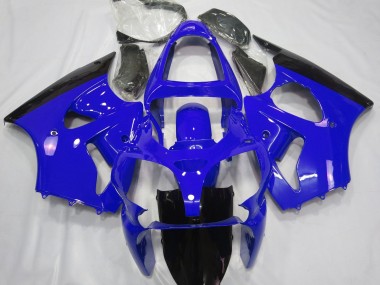 2000-2002 Gloss Blue & Black ZX6R Motorcycle Fairings