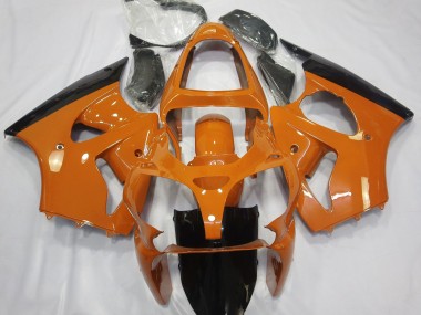 2000-2002 Gloss Orange & Black ZX6R Motorcycle Fairings