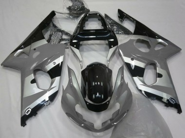 2000-2002 Grey Silver OEM Style GSXR 1000 Motorcycle Fairings