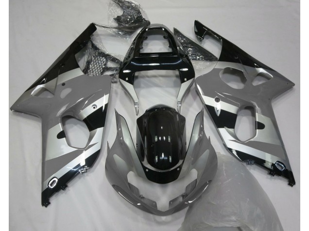 2000-2002 Grey Silver OEM Style GSXR 1000 Motorcycle Fairings