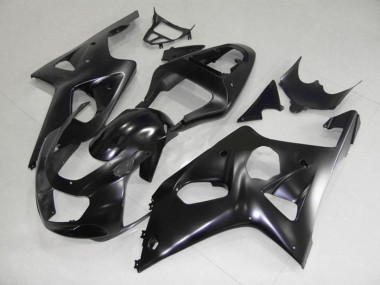 2000-2002 Matte Black GSXR 1000 Motorcycle Fairings