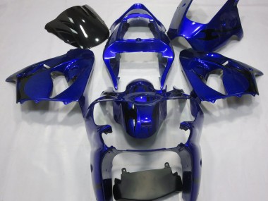 2000-2002 Metallic Blue ZX6R Motorcycle Fairings