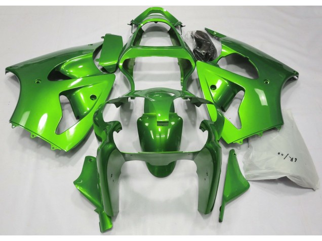 2000-2002 Metallic Green ZX6R Motorcycle Fairings