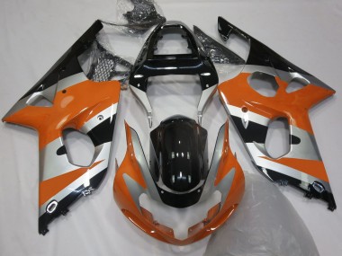 2000-2002 Orange Silver OEM Style GSXR 1000 Motorcycle Fairings