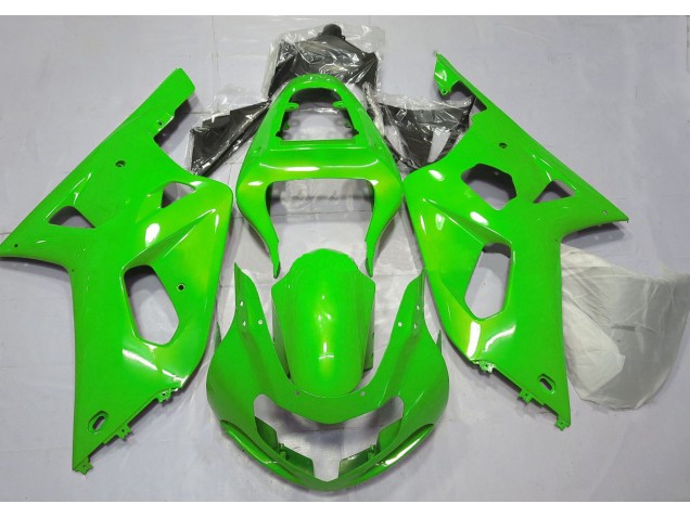 2001-2003 Bright Green GSXR 600-750 Motorcycle Fairings