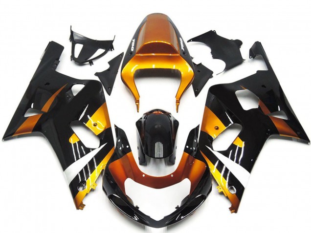 2001-2003 Bronze and Black OEM Style GSXR 600-750 Motorcycle Fairings