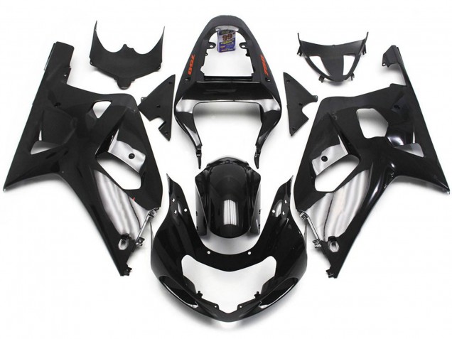 2001-2003 Gloss Black GSXR 600-750 Motorcycle Fairings