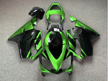 2001-2003 Gloss Green and Black CBR600 F4i Motorcycle Fairings