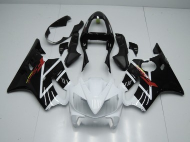 2001-2003 Gloss White and Black CBR600 F4i Motorcycle Fairings