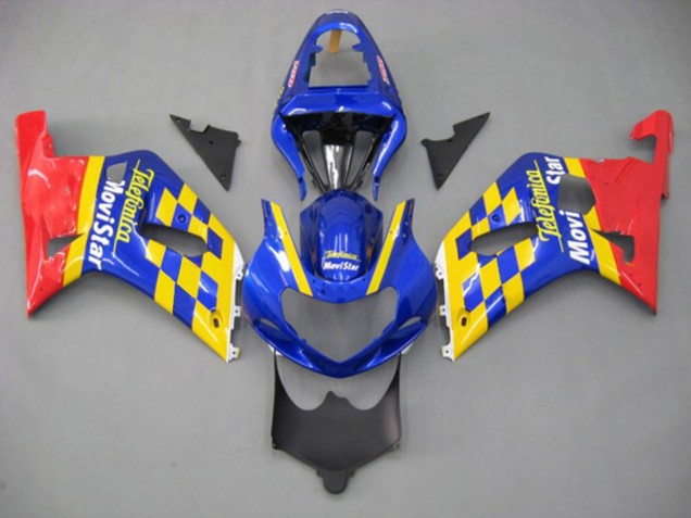 2001-2003 MoviStar GSXR 600-750 Motorcycle Fairings